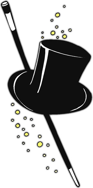 clipart top hat and cane - photo #4