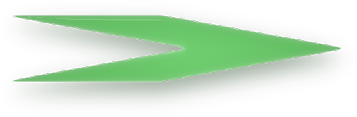 green glass arrow