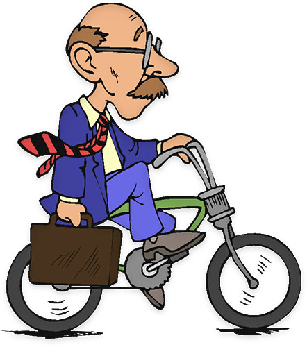 clipart man on bicycle - photo #10