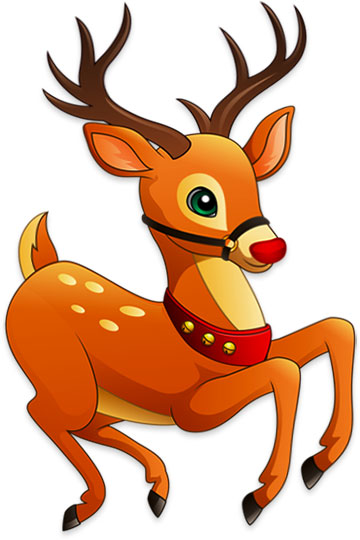Rudolph about to fly