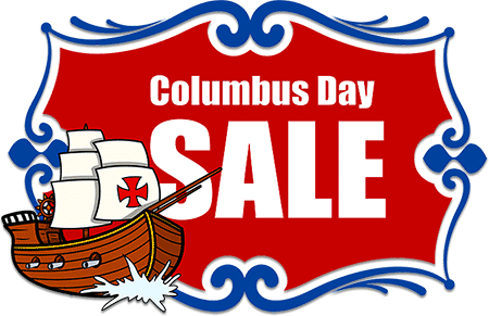 sale - columbus day