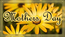 Mothers Day with yellow flowers and frame