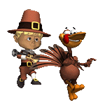 pilgrim and turkey
