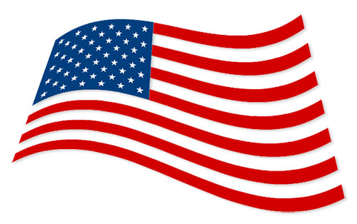 waving american flag clip art moving