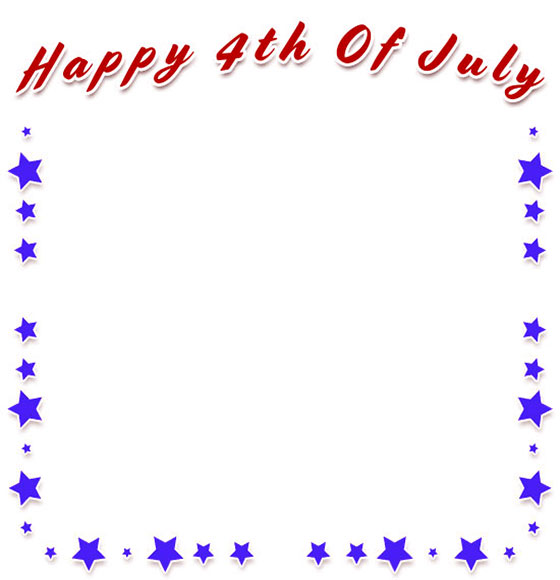 Happy 4th of July stars