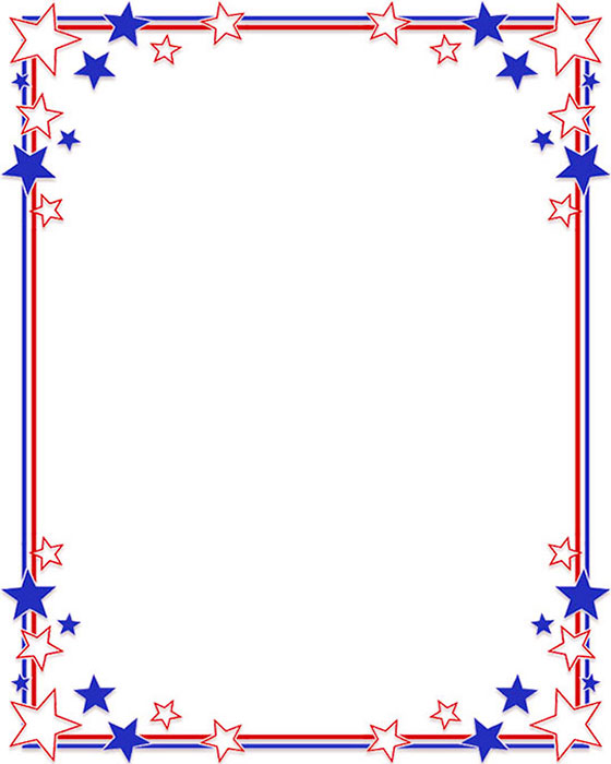 patriotic star frame