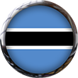 Botswana Flag Button