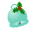 blue Christmas bell animation