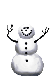 snowman jumping animation
