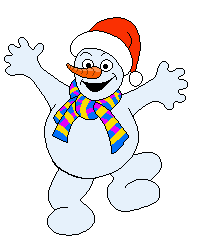 a jolly snowman