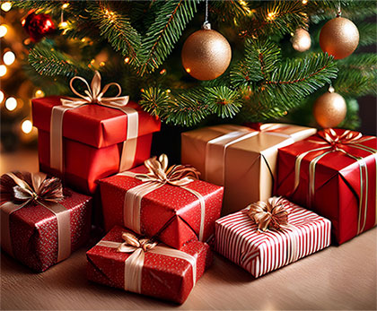 presents ornaments