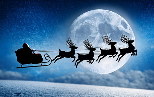 Santa reindeer