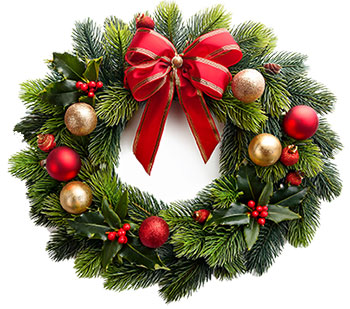 wreath ornaments