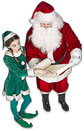 Santa with his elf