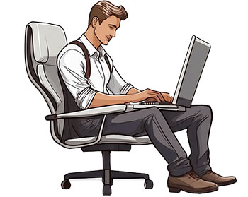 man and laptop