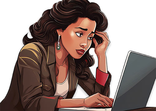 woman laptop