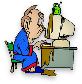 cartoon computer clipart