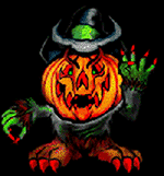 jack-o'-lantern monster