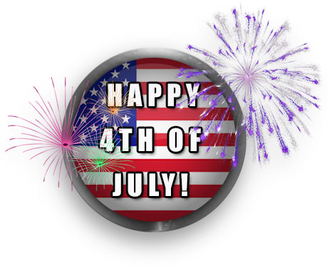 4th of july fireworks clip art