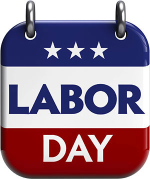 Labor Day sign