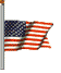 America Flag at Half-Mast