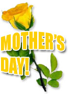 mothers day with yellow rose
