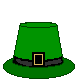 green hat shamrocks animation