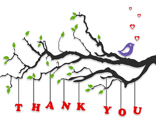 saying thank you clipart