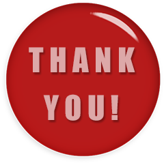 red and white thank you button