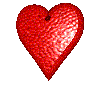 spinning animated red heart